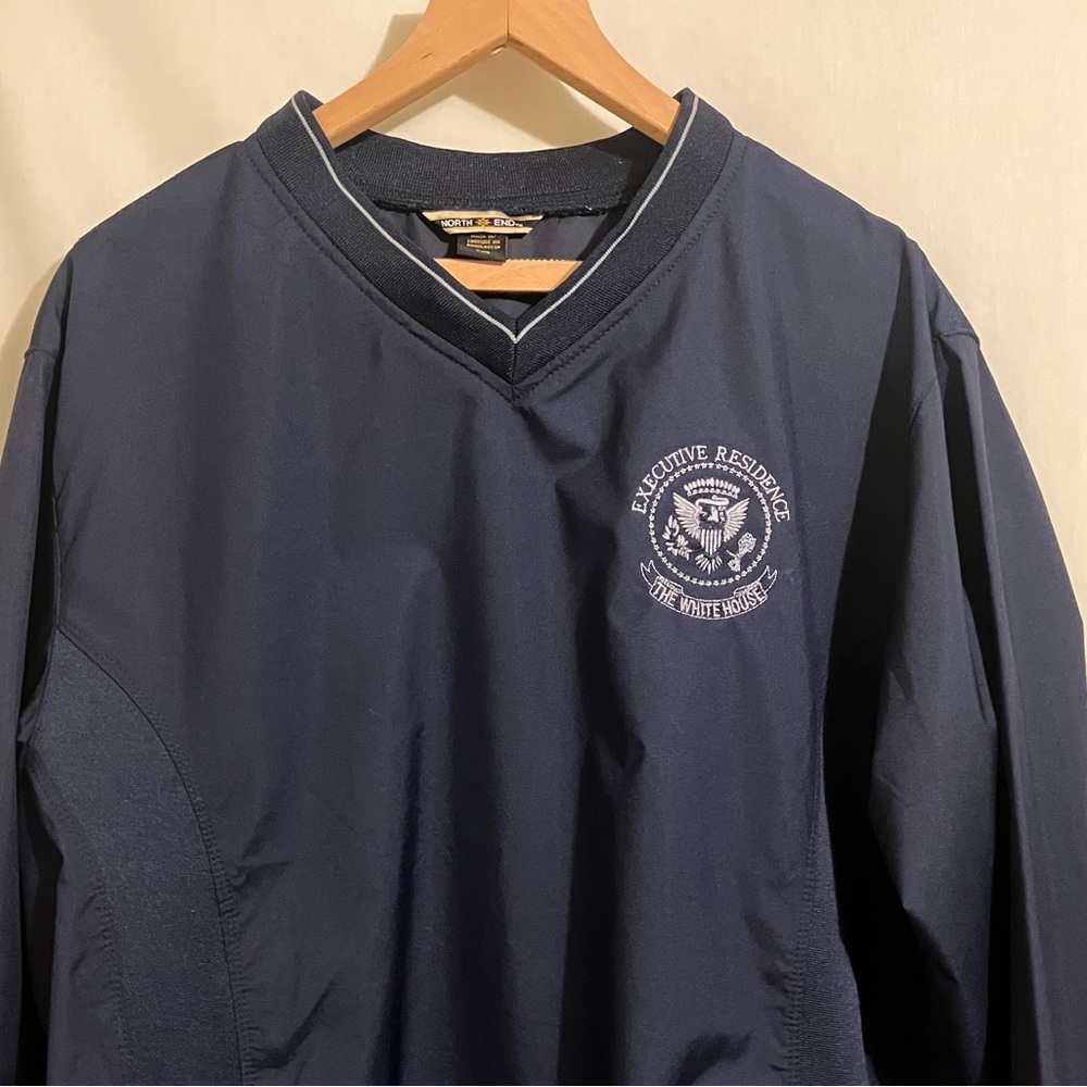 Executive Residence Navy Windbreaker Pullover